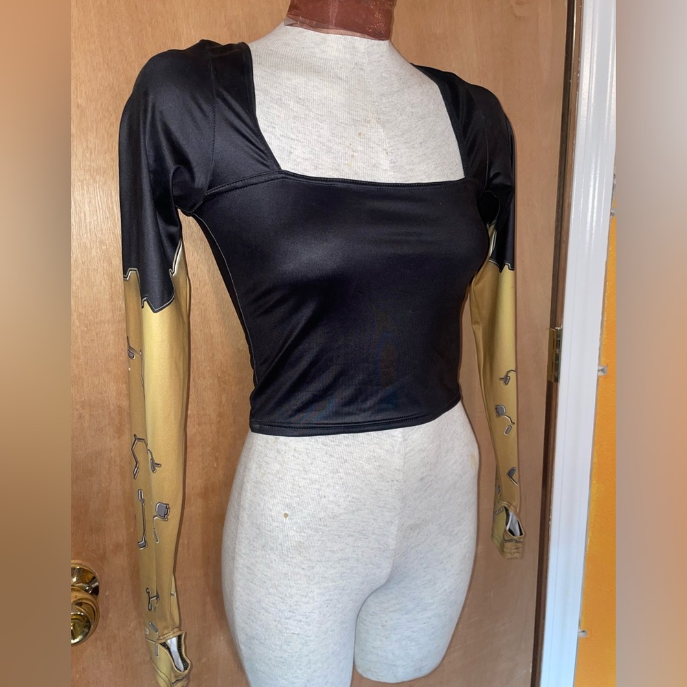 RARE Blackmilk Cyberpunk 2077 Crop Top - Picture 13 of 16